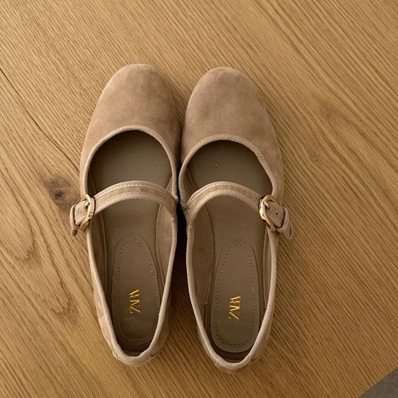 Zara suede ballet flags - Picture 2 of 4